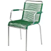 Fiam Mya Spaghetti tuinstoel Dark green