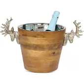 Culinary Concepts Huntsman wijnkoeler hert mangohout 20 cm