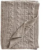 Jack o Juno Babydeken gebreid merinowol 80x100 cm Oatmeal