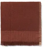 Ferm Living Wever Deken Red Brown