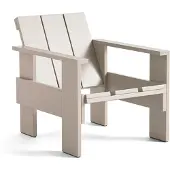 HAY Crate lounge stoel gelakt sparrenhout London fog