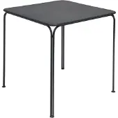 Grythyttan Stålmöbler Table Libelle tafel 70x70 cm Grafietgrijs
