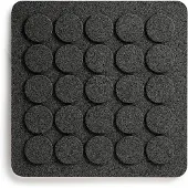 Born In Sweden Dots vierkante pannenonderzetter 20x20 cm Zwart