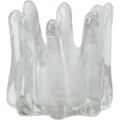 Olsson & Jensen Helix waxinelichtjeshouder Ø14 cm Lichtgrijs