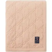 Lexington Quilted Recycled Cotton sprei 260x240 cm Beige