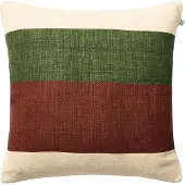 Chhatwal & Jonsson Kumar kussenhoes 50x50 cm Cactus Green-Terracotta
