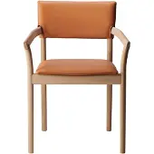 Gärsnäs Vyn armstoel met gestoffeerde rug Monocoat natural-Elmosoft 43283