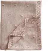 Jack o Juno Decke - 80x100 cm - Strick - Bubble - Dusty Pink - - One Size - Decken