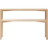 1898 Anton consoletafel 35x125 cm Witgepigmenteerd eikenhout