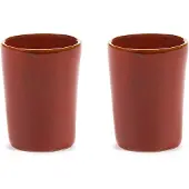 Serax La Mère espressokop 7 cl 2-pack Venetian red