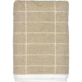 Mette Ditmer Badlaken Tile Stone Sand / Off-White (70 x 140 cm)
