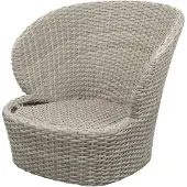 Cane-Line Coast loungefauteuil swivel Sand (Flat Weave)