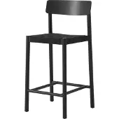 &tradition Betty TK12 Barstoel Black | Black webbing
