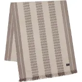 Lexington Jacquard Striped tafelloper 50x350 cm Beige