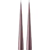 Ester & Erik kegelkaars 37 cm 2-pack gelakt Winter rose 84