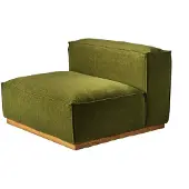 1898 Bergsdal 1,5-zits fauteuil Luisa green
