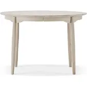Stolab Carl eettafel deelbaar Ø115 cm Eikenhout lichte matte lak