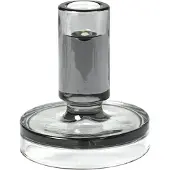 Broste Copenhagen Petra kandelaar smoked pearl dark grey 11 cm