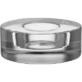 Orrefors Puck waxinelichtjeshouder 36 mm Transparant