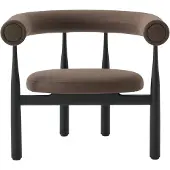 New Works Bukowski Loungestoel Black