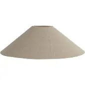 Watt & Veke Basic Lampenkap Vlak 42 Cm Naturel - Lampenkappen Linnen Natural - B42/77/00
