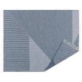 NJRD Stripes wollen plaid 130x185 cm Blauw
