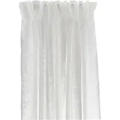 Scandi Living Serenity gordijn met multiband 129x250 cm Wit