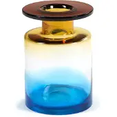 Serax Wind & Fire vaas 27 cm Blue-amber