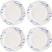 Scandi Living Havspil klein bord 21 cm 4-pak blauw-wit