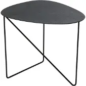 Lind DNA Bijzettafel Curve Coffee Table L Hippo Black-Anthracite
