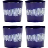 Serax - Ottolenghi Feast - Koffiekop - Donkerblauw/Wit - 7 Ø - 25cl - 4 stuks