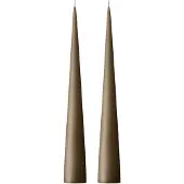 Ester & Erik kegelkaars 37 cm 2-pack mat Caviar 77