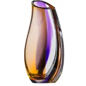 Kosta Boda Orchid vaas 280 mm Paars-amber