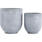House Doctor Gard bloempot set beton look