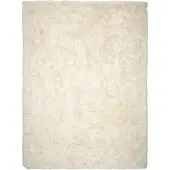Classic collection Cloudy wollen vloerkleed 250x350 cm Natuurwit
