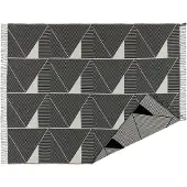 NJRD Metric focus katoenen plaid zwart