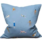 Fine Little Day Swimmers kussenhoes 45x45 cm Blue