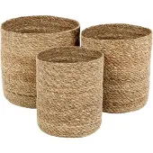 Dixie Emil opbergmand 3-pack small Natuur