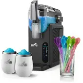 Bardi Slushmachine grijs met set cups Wit