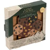 Professor puzzle Verloren en gevonden puzzel. Egyptische hiërogliefen. Educatief spel. Kartonnen doos