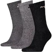 Puma Uniseks Sokken, Grijs, Maat 43-46