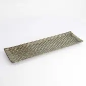 TOKYO Groen Rechthoekig Serveer Bord - 33.2 x 10.5cm