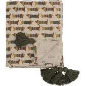 Bloomingville Charlie plaid 130x160 cm Bruin