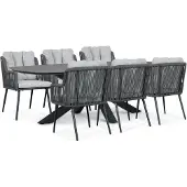 Lifestyle Garden Furniture Lifestyle Tivoli/Voyage 240x120 cm dining tuinset 7-delig