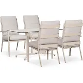 Lifestyle Garden Furniture Lifestyle Lecce/Marano 140x70 cm dining tuinset 5-delig