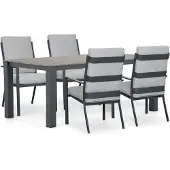 Lifestyle Garden Furniture Lifestyle Lecce/Valley 180x92 cm dining tuinset 5-delig