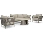 Santika Furniture Santika Miyora stoel-bank loungeset 4-delig