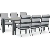 Lifestyle Garden Furniture Lifestyle Lecce/Young 217x92 cm dining tuinset 7-delig