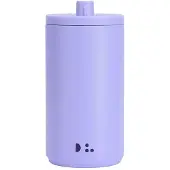 Design Letters Reisbeker 350 Ml - Thermosflessen Roestvrijstaal Lilac - 30101019PAIRIDL