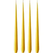 Ester & Erik kaars 4-pack mat dark Lemon drop 15/2, 32 cm